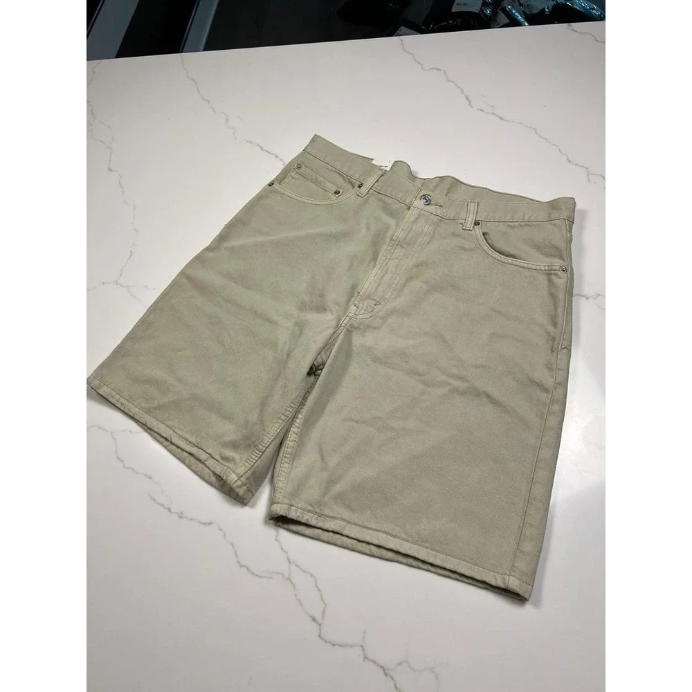 Levi's 550 Relaxed Fit Shorts Mens Khaki Tan Denim Size 36 NWT 35550-0641